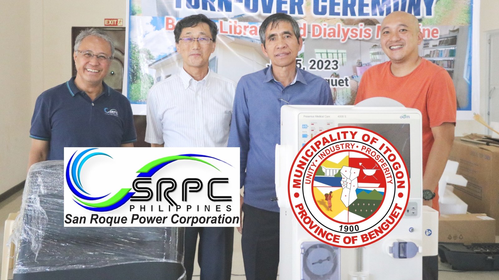 SRPC Bolsters Social Responsibility Efforts, Donates Hemodialysis Machine and School Library
