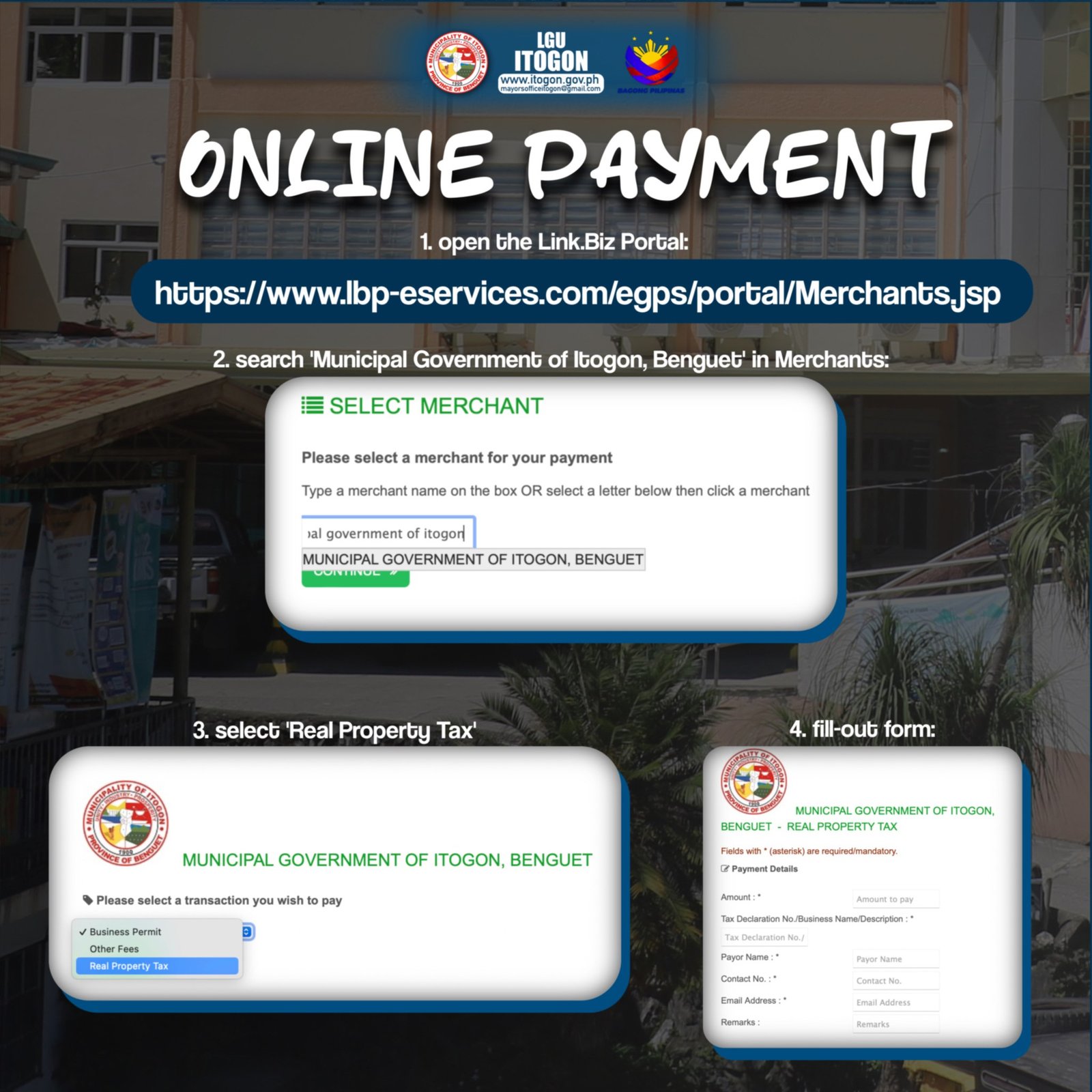 Online Payment of Real Property Tax