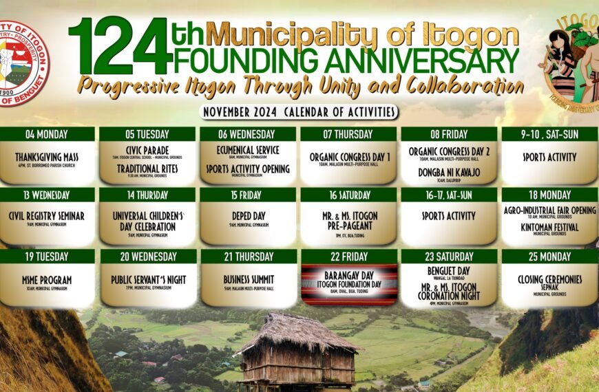 124th Itogon Founding Anniversary Celebration