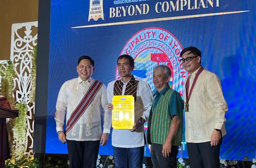 Itogon Receives ‘Beyond Compliant’ Award in Disaster Preparedness