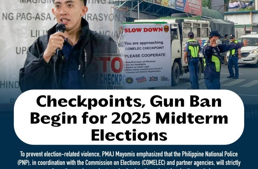 CHECKPOINTS, GUN BAN BEGIN FOR 2025 MIDTERM ELECTIONS