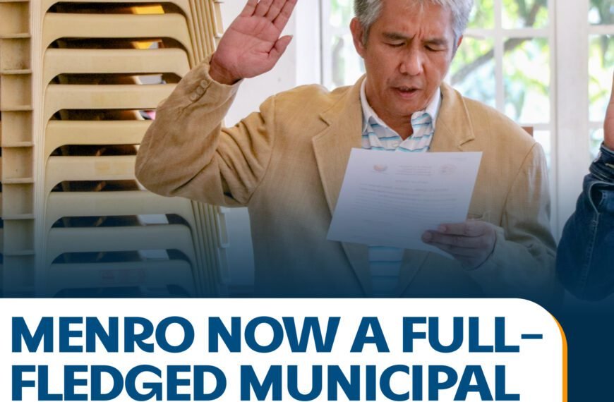 MENRO NOW A FULL-PLEDGE MUNICIPAL DEPARTMENT